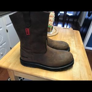 Brazos work boots slip on